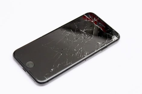 broken phone from criminal mischief